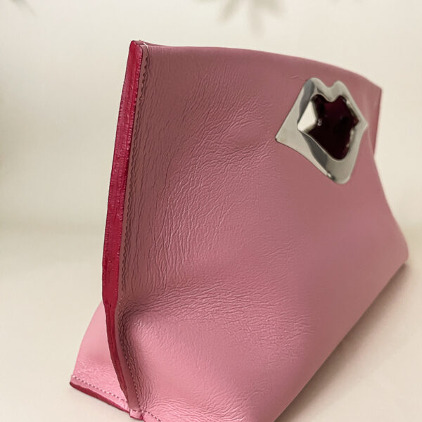 Gail Clutch Pink Lips Clutch