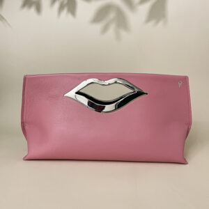 Gail Clutch Pink Lips Clutch