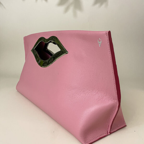 Gail Clutch Pink Lips Clutch