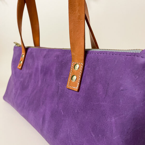 Monique Purple Denver Wine Bag