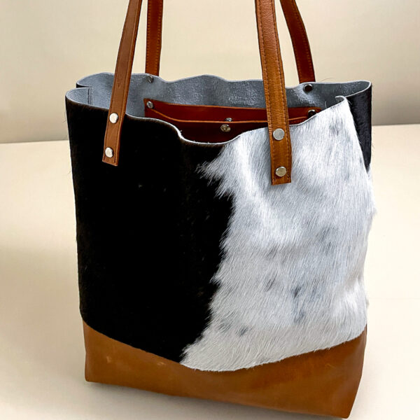 Nora Tote Black and white