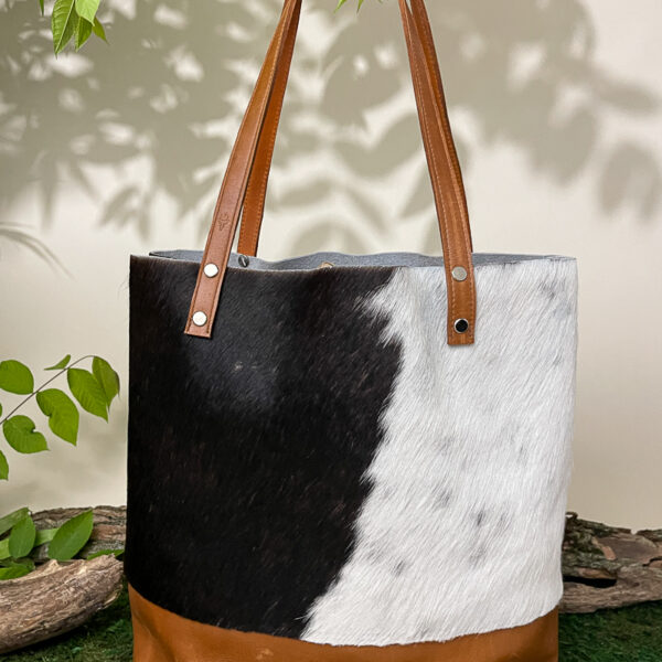 Nora Tote Black and white