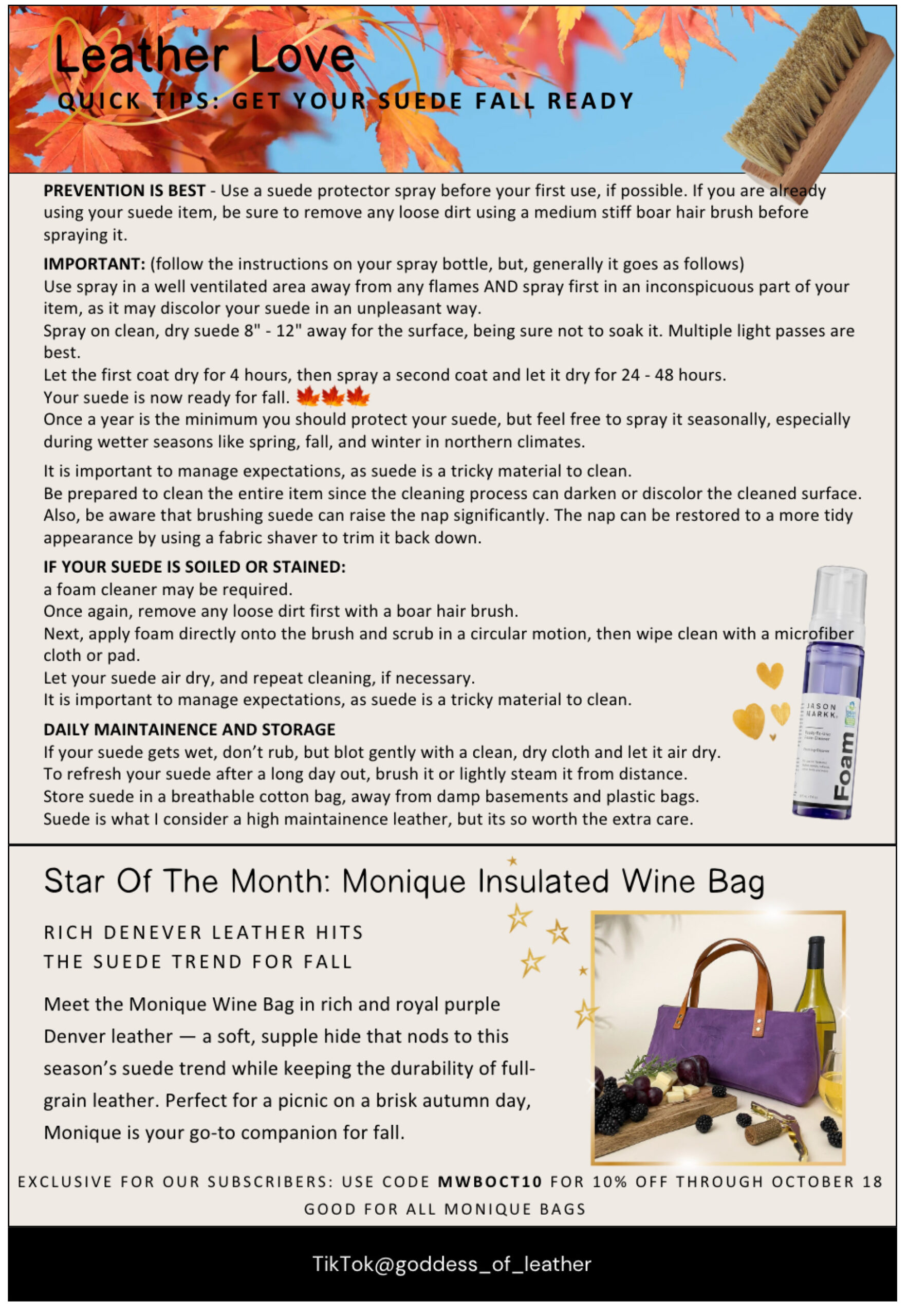 Goddess of the Moon October Newsletter